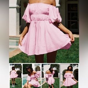 Princess Polly Halton mini dress pink